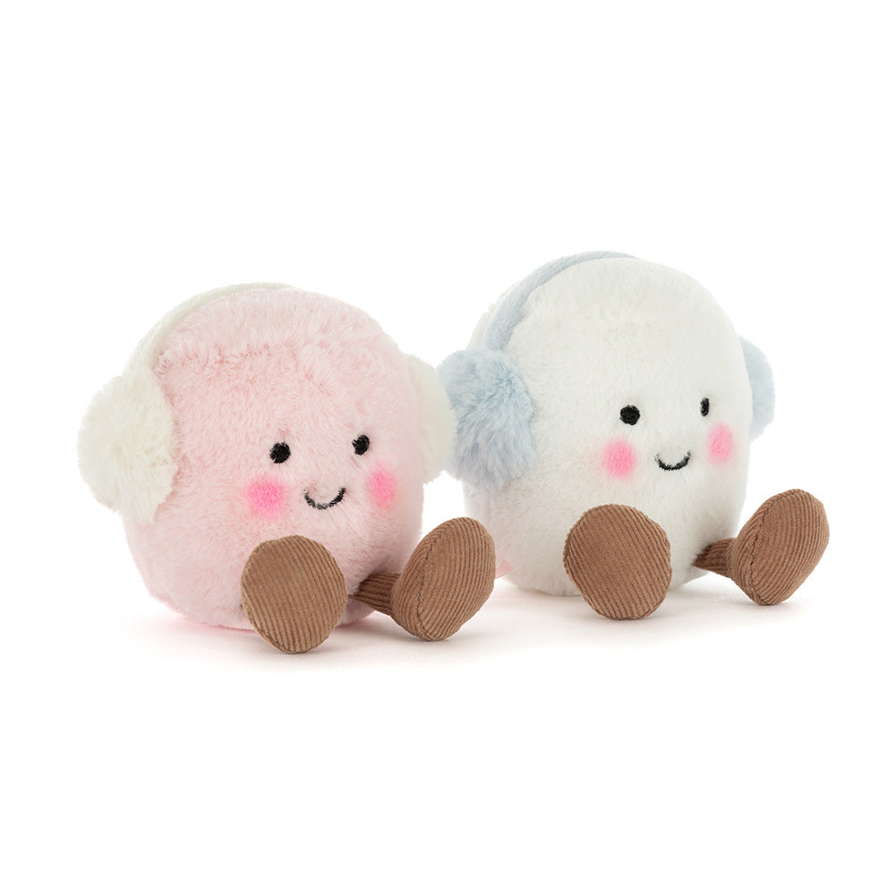 Amuseables Toastie Pink and White Marshmallows - JellyCat