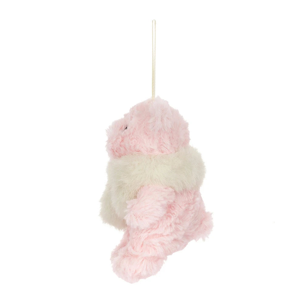 Leola Bear Winter Warmer Ornament - JellyCat