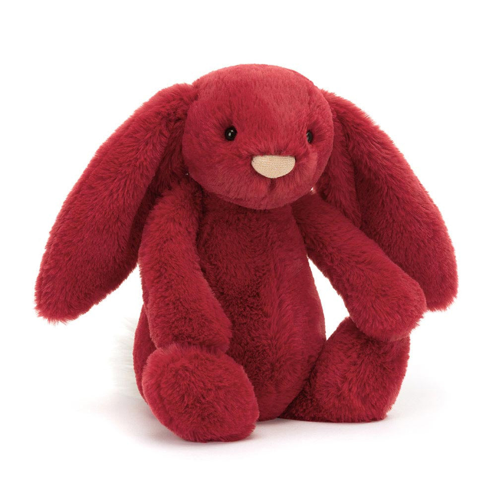 Bashful Luxe Medium Bunny Holiday Scarlett - JellyCat