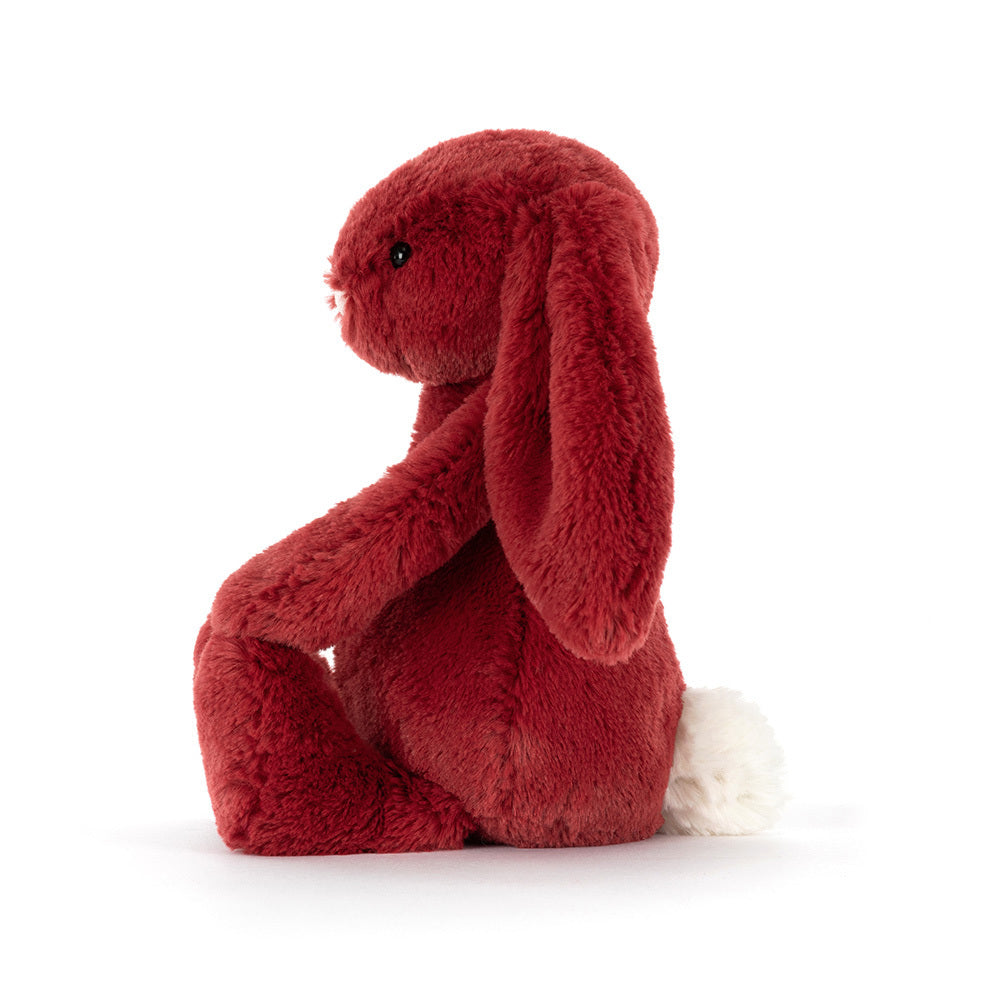 Bashful Christmas Bunny Cranberry - JellyCat