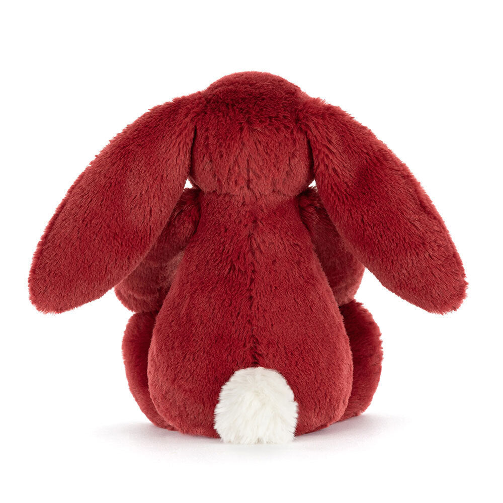 Bashful Christmas Bunny Cranberry - JellyCat