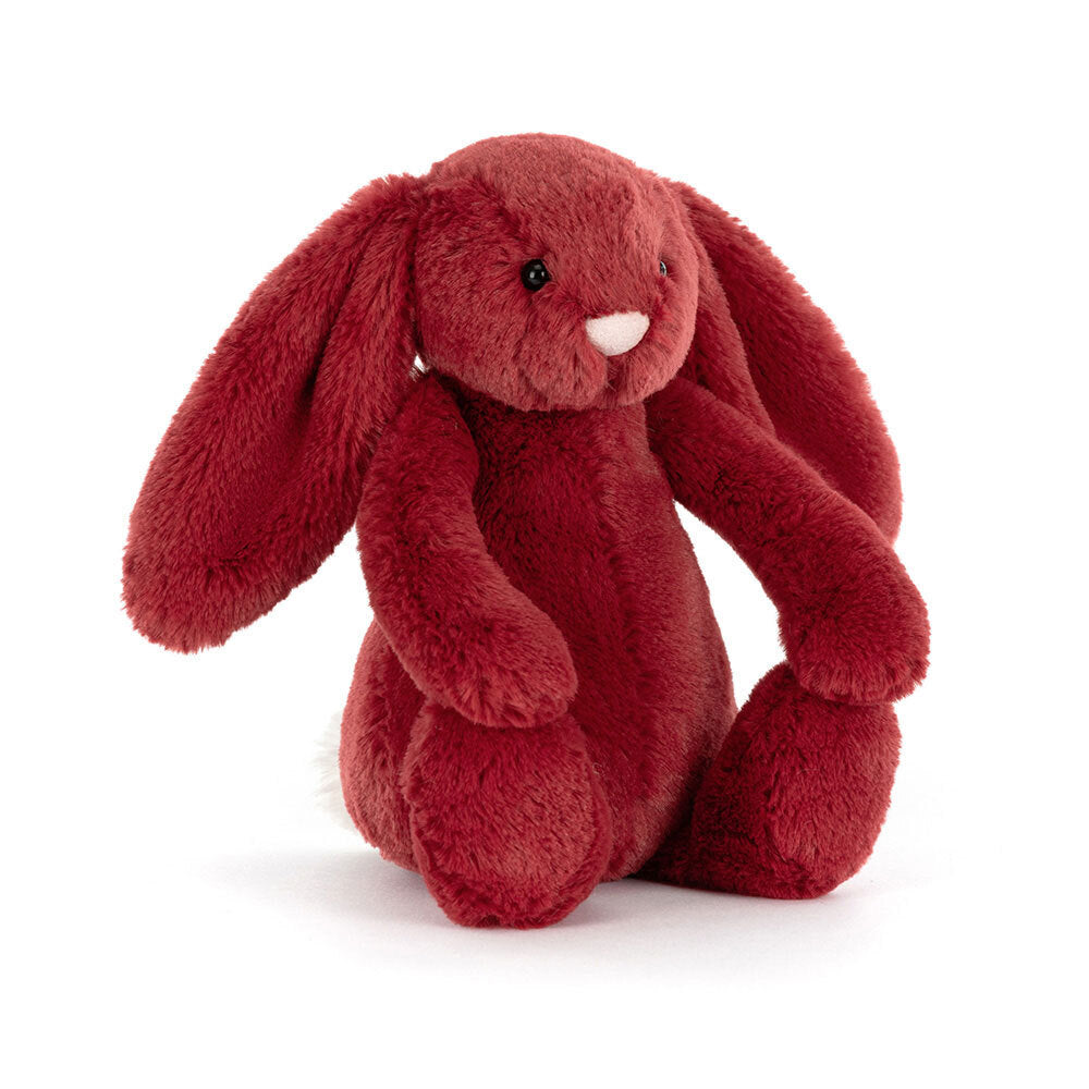 Bashful Christmas Bunny Cranberry - JellyCat