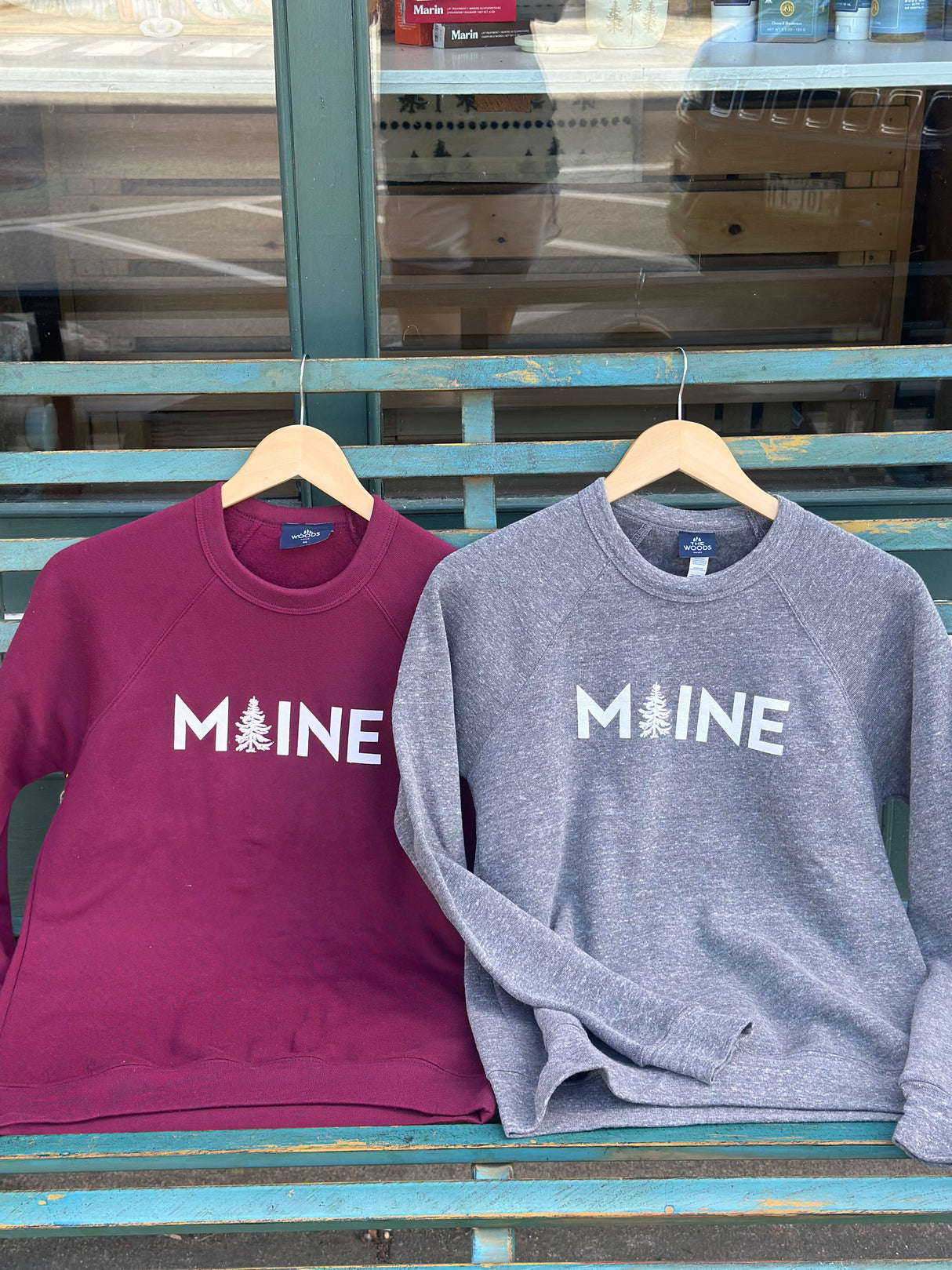 My Maine: Adult Maine Crewneck Sweatshirt (Available in Two Colors)