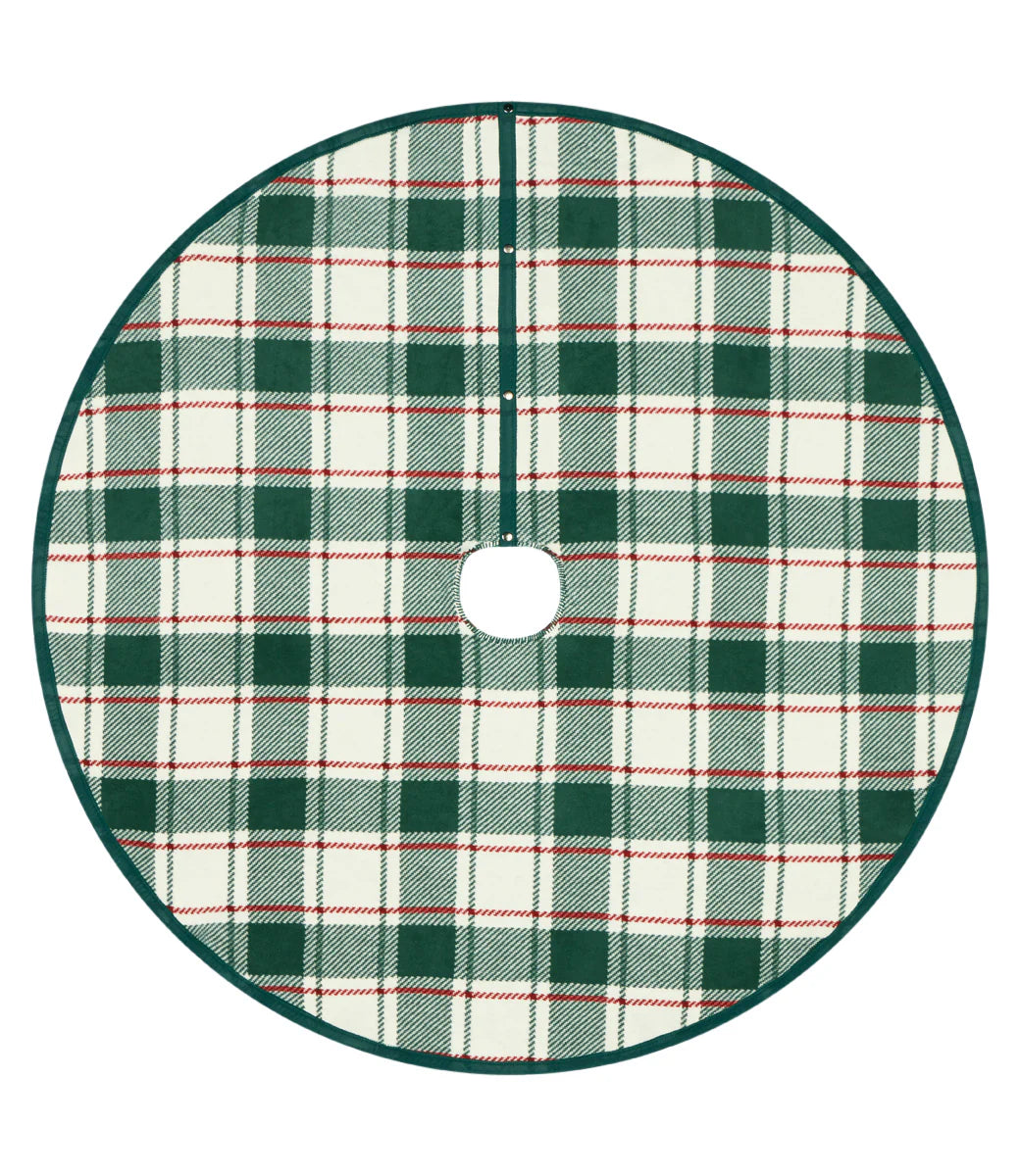 Christmas Check Christmas Tree Skirt - Chappy Wrap