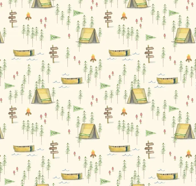 Camping Gift Wrap - Emmy + Olly - The Woods Maine