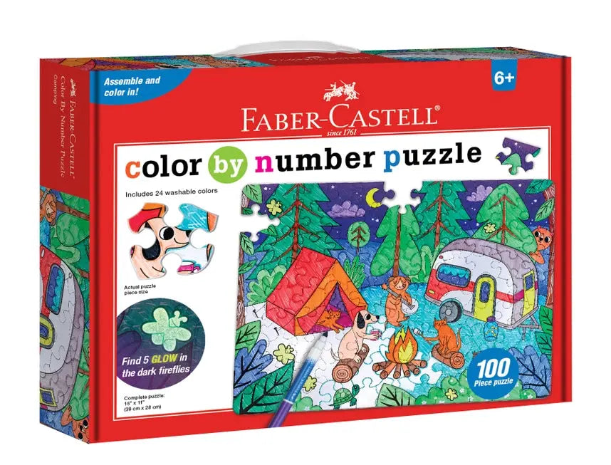 Color By Number Camping Kit- Faber-Castell - The Woods Maine