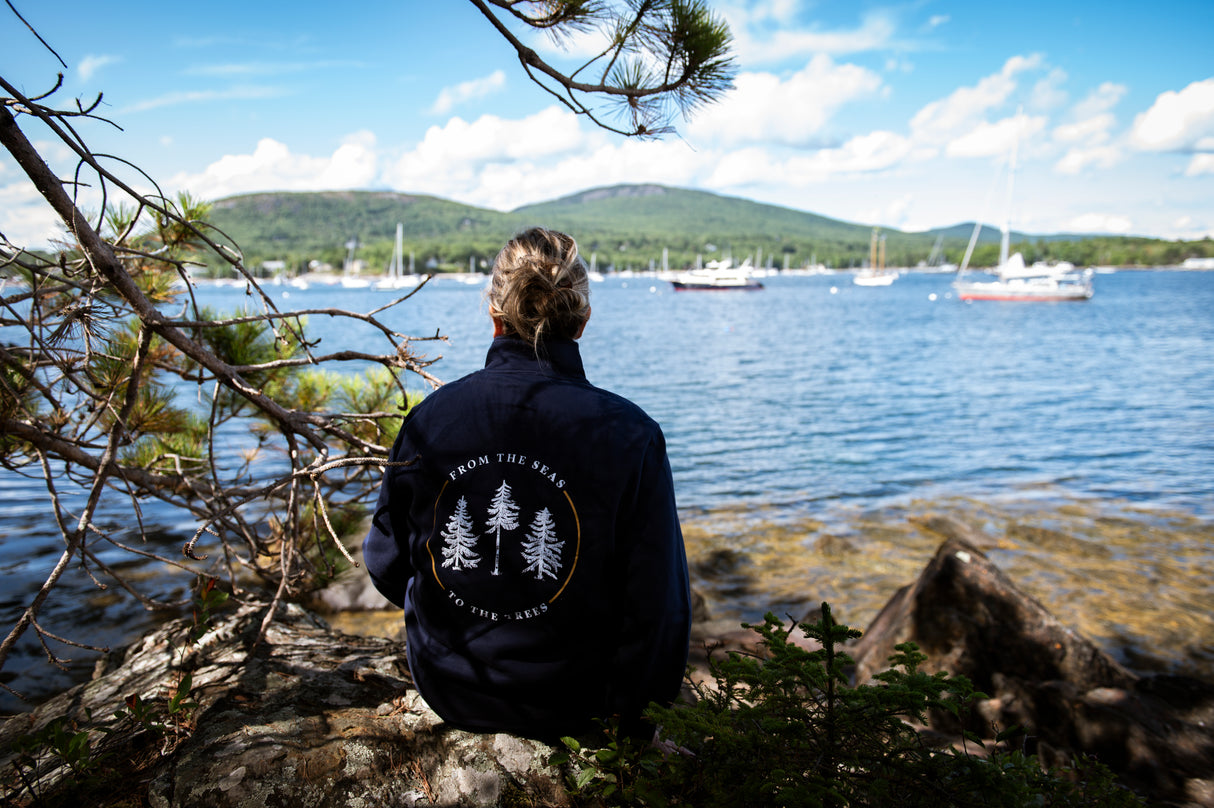 From The Seas to the Trees® Adult Quarter Zip Maine Sweatshirt