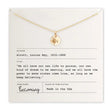 Dandelion Wishes Gold Necklace - Becoming Jewelry - The Woods Maine
