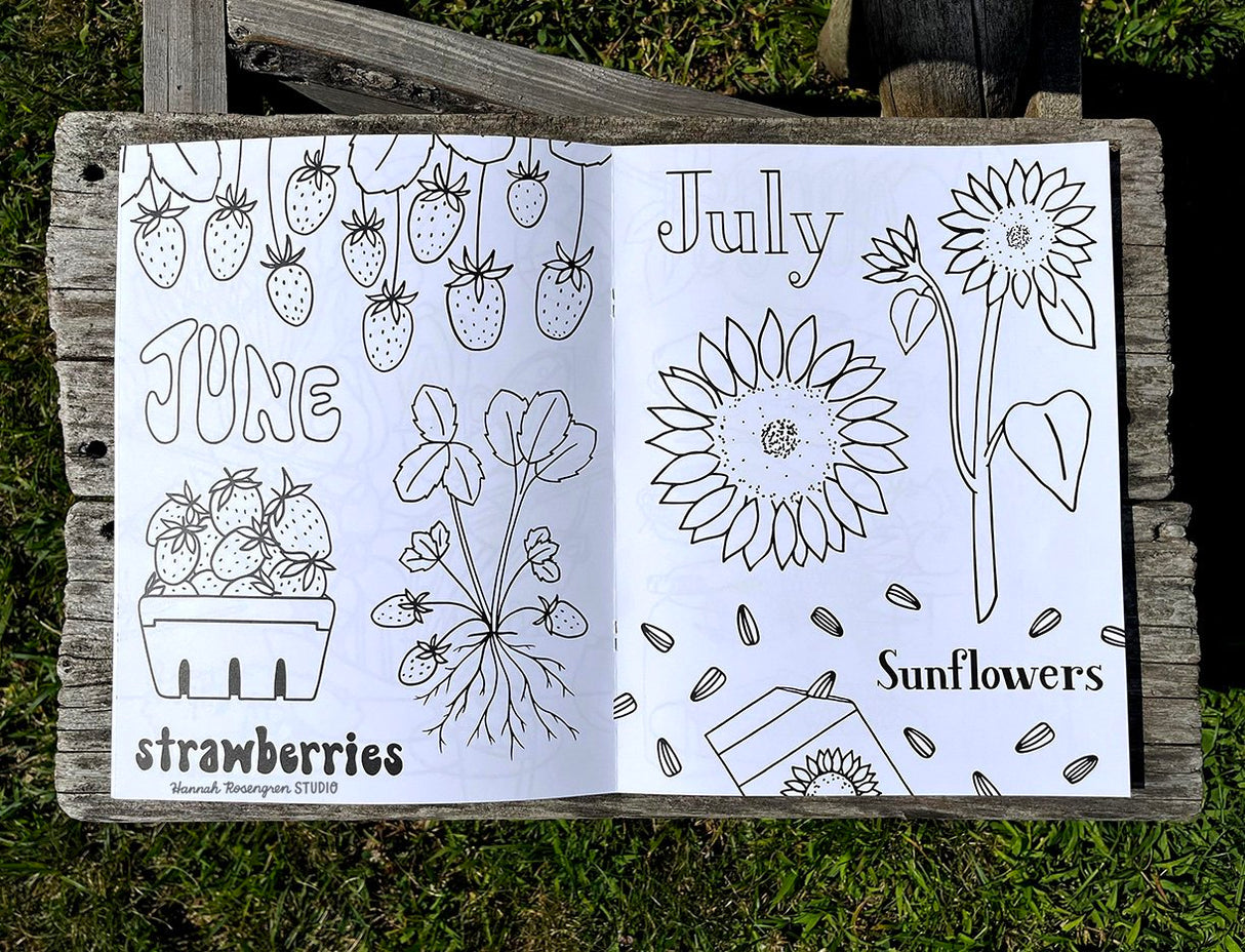 Fresh from the Farm Coloring Book - Hannah Rosengren