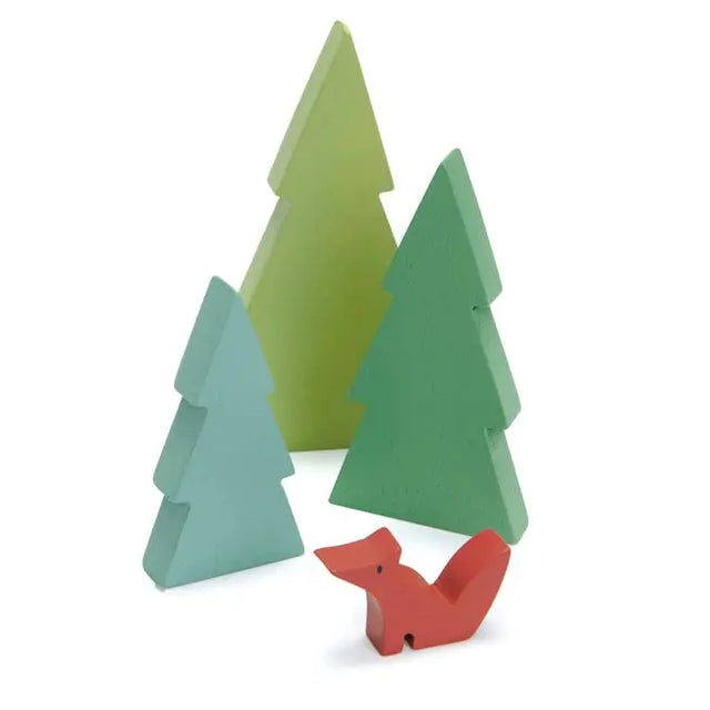 Fir Tree Tops Wood Toys - Tender Leaf Toys - The Woods Maine