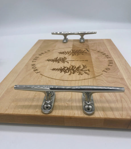 From The Seas to the Trees® Maine Maple Serving Tray | Made in Maine. - The Woods Maine