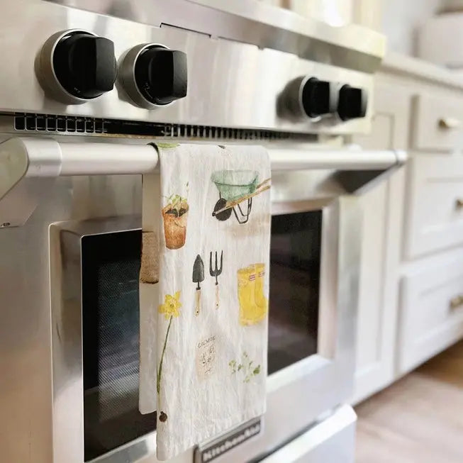 Gardening Tea Towel - emily lex studio - The Woods Maine