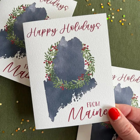 Happy Holidays from Maine Card Box Set - Gert & Co - The Woods Maine
