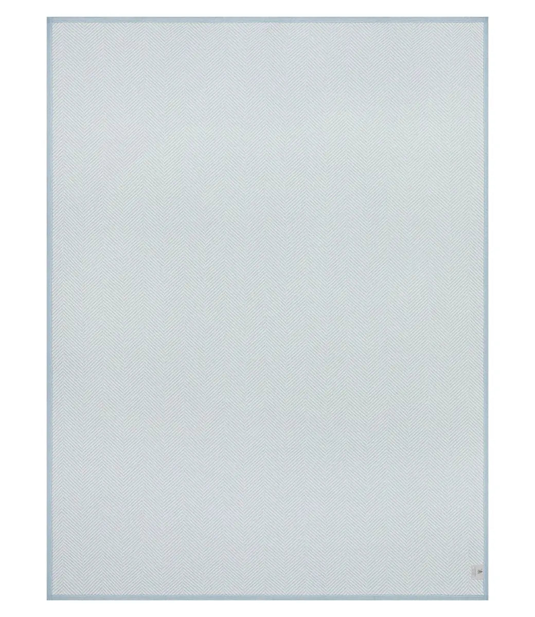 Harborview Herringbone Sky Original Blanket - Chappy Wrap - The Woods Maine