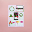 Holiday Gift Tag Sticker Sheet - Gert & Co - The Woods Maine