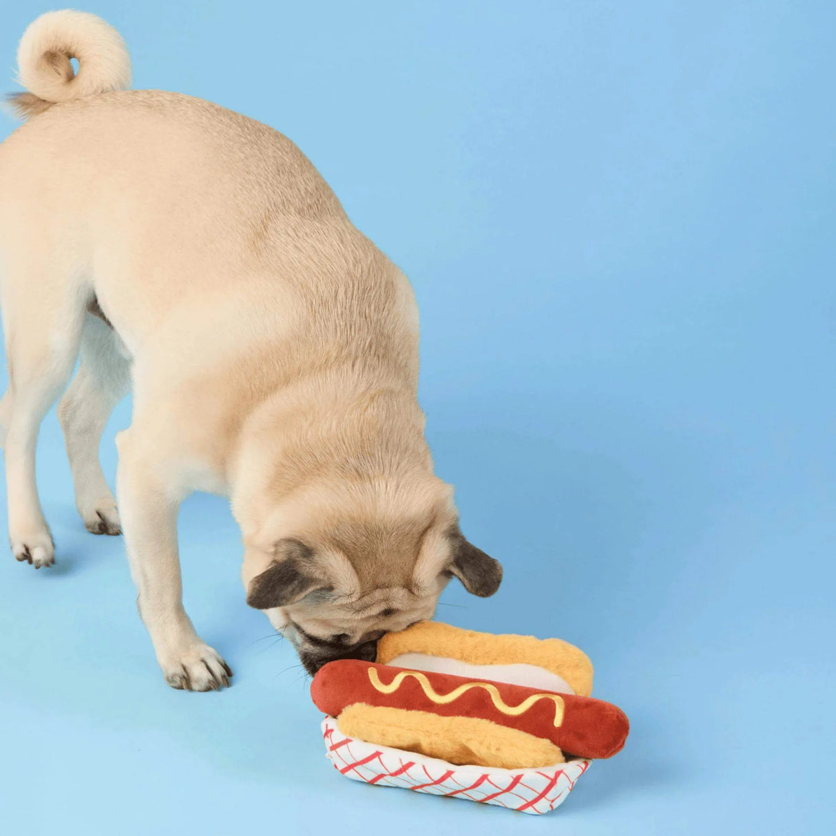 Hot Dog Interactive Snuffle Dog Toy - The Foggy Dog