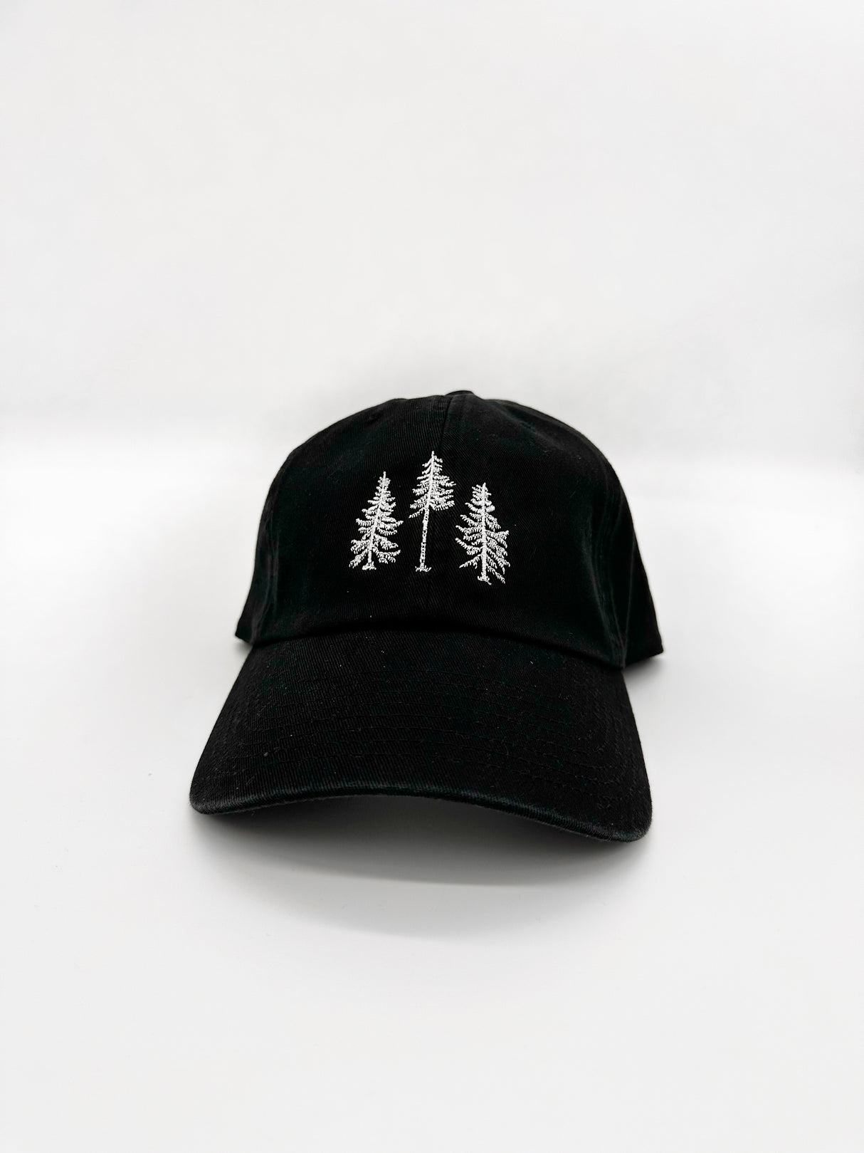 Three Pines® Embroidered Maine Black Baseball Hat by The Woods Maine®
