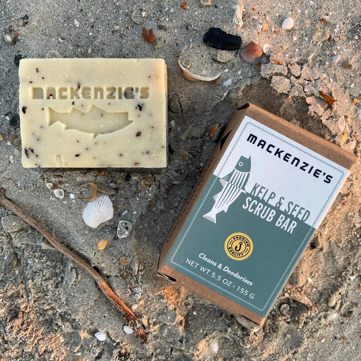 Kelp & Seed Scrub Bar - MacKenzie's Fisherman MacKenzie's Fisherman