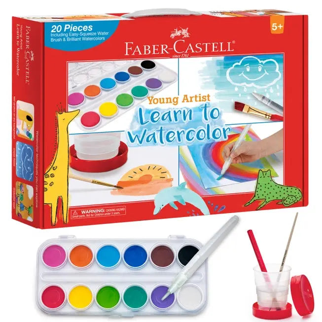 Learn To Watercolor Art Set - Faber-Castell - The Woods Maine