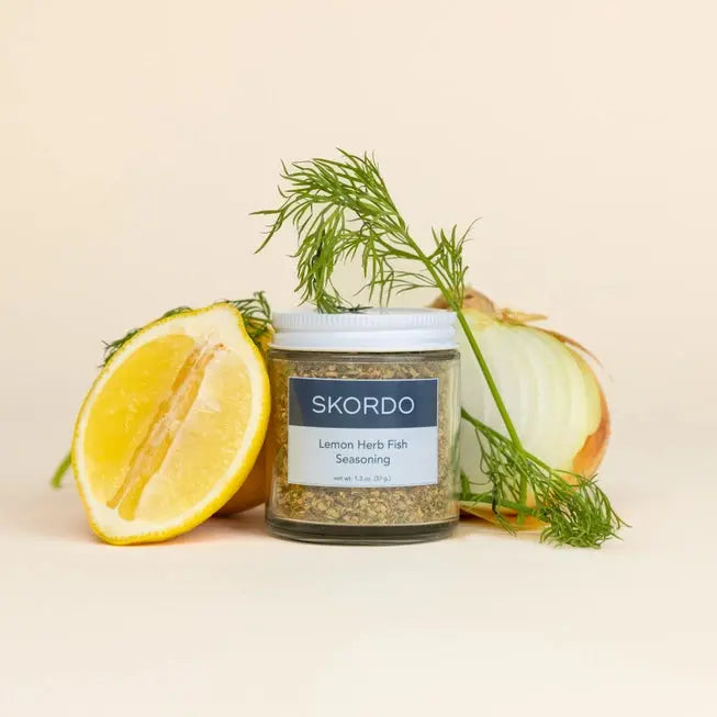 Lemon Herb Fish Seasoning - SKORDO - The Woods Maine