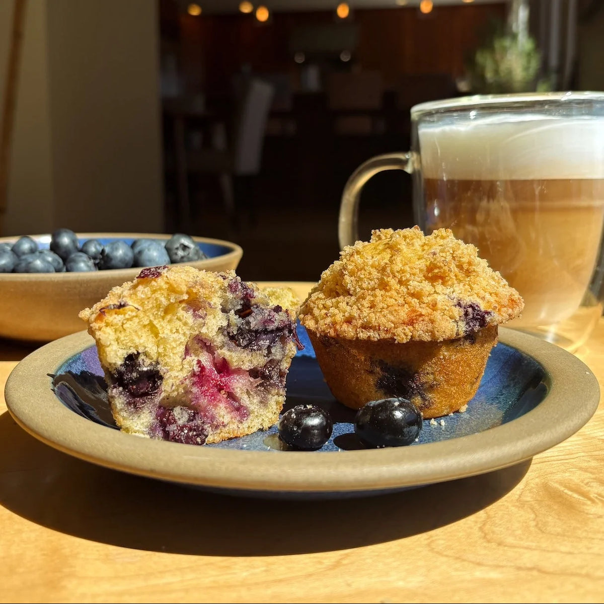 Lemon Blueberry Muffins with Maple Crumble Recipe Kit - SKORDO