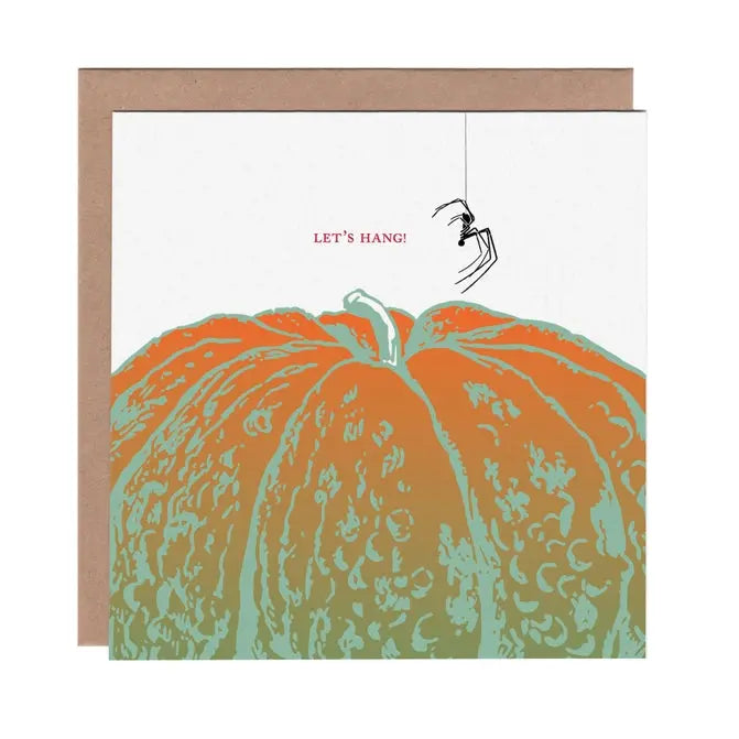 Let's Hang Halloween Greeting Card - Ampersand M Studio - The Woods Maine