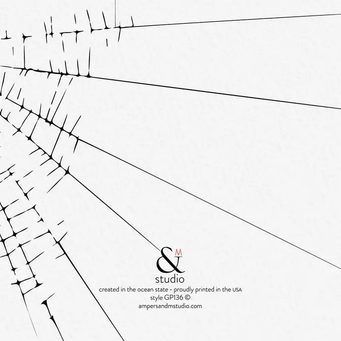 Let's Hang Halloween Greeting Card - Ampersand M Studio - The Woods Maine