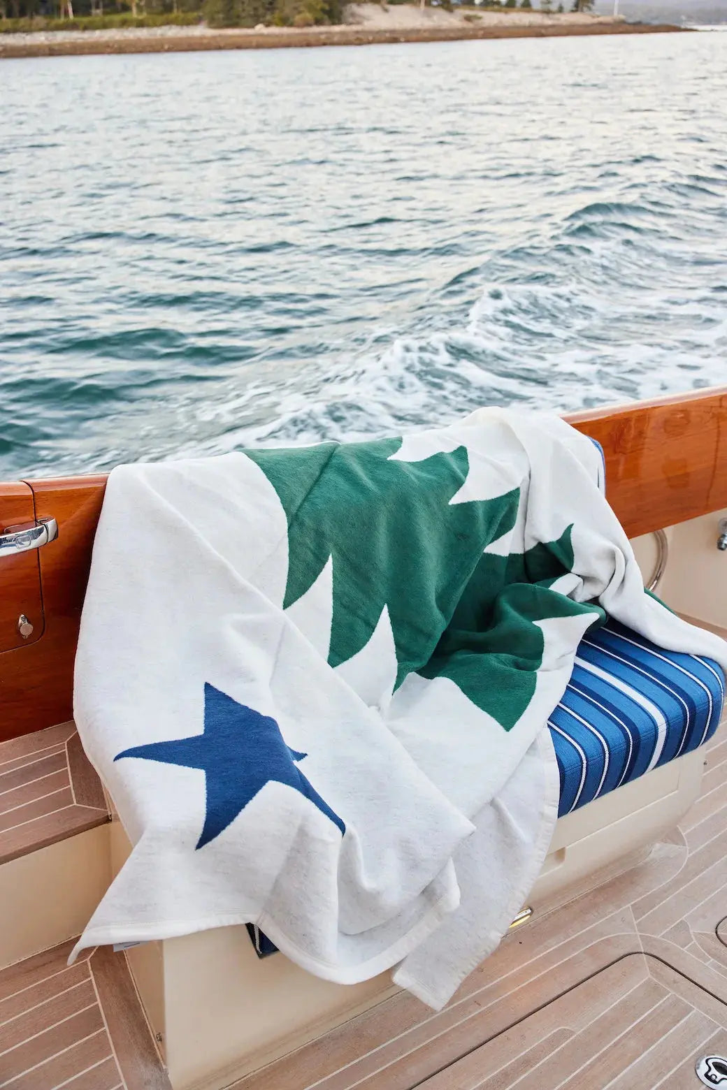 Maine Flag Blanket - Chappy Wrap - The Woods Maine