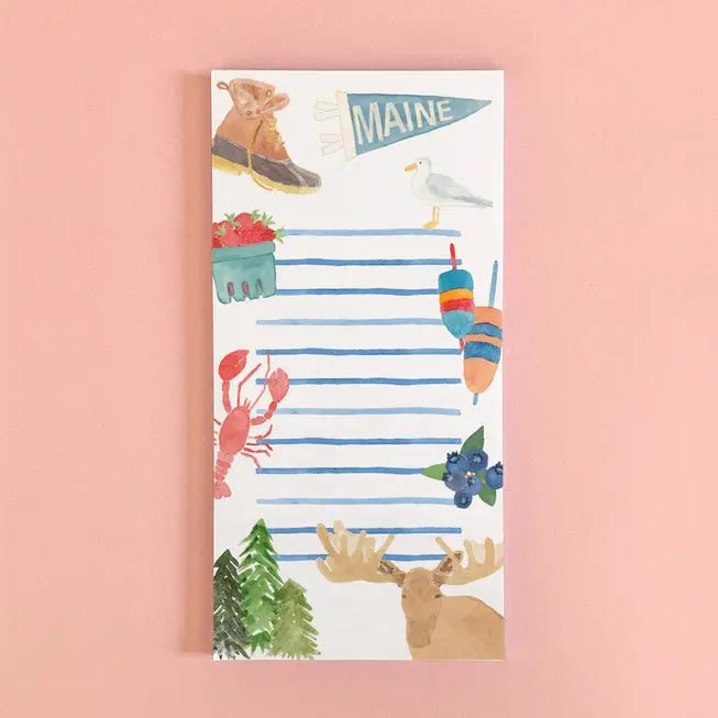 Maine Icons Notepad - Gert & Co - The Woods Maine