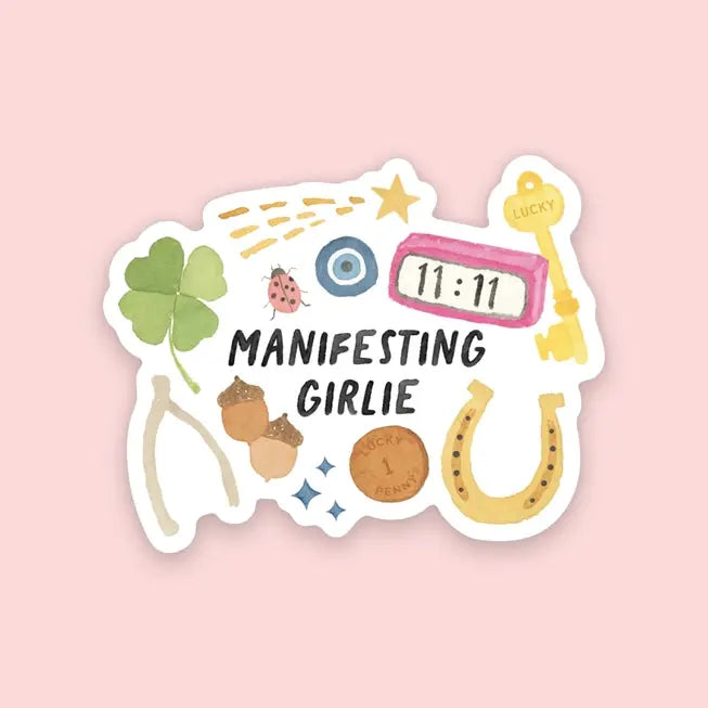Manifesting Girlie Sticker - Gert & Co - The Woods Maine