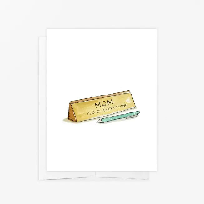 Mom CEO Card - Emmy + Olly - The Woods Maine