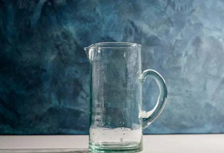Moroccan Glass Pitcher - Verve Culture - The Woods Maine