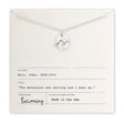 Mountains Are Calling Silver Necklace - Becoming Jewelry - The Woods Maine