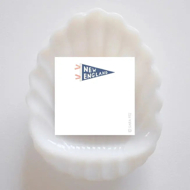 New England Pennant Notelets - Sara Fitz - The Woods Maine