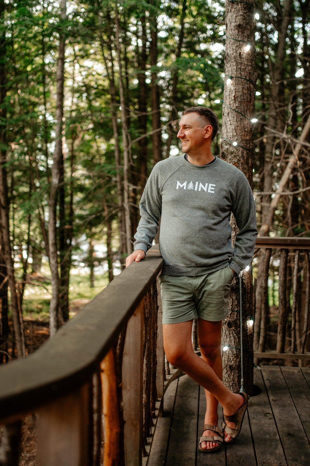 My Maine: Adult Maine Crewneck Sweatshirt (Available in Two Colors)