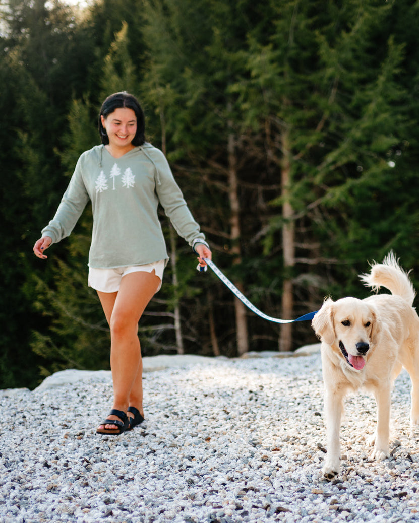 Three Pines® Lightweight Womens Hooded Sweatshirt by The Woods Maine®