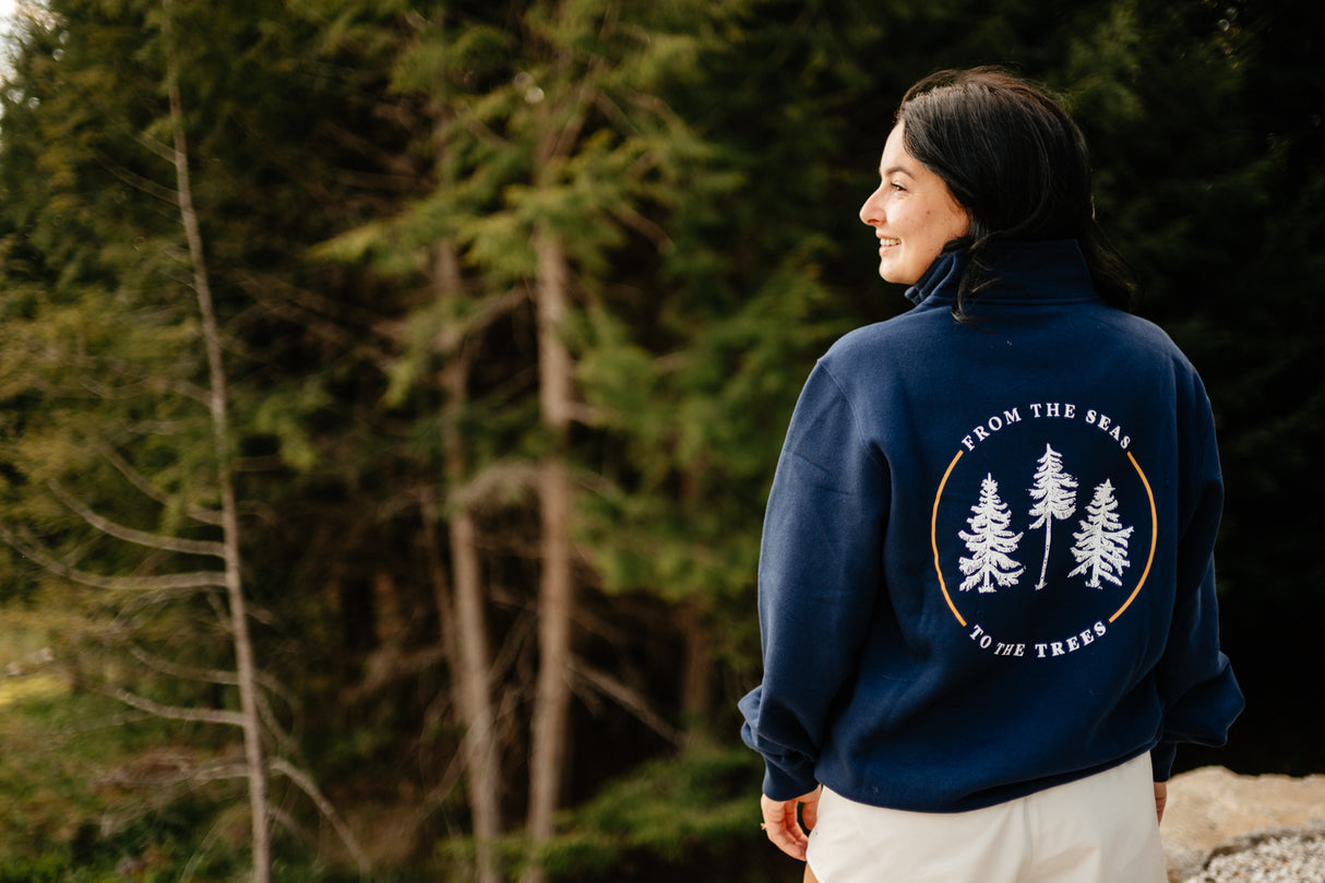 From The Seas to the Trees® Adult Quarter Zip Maine Sweatshirt