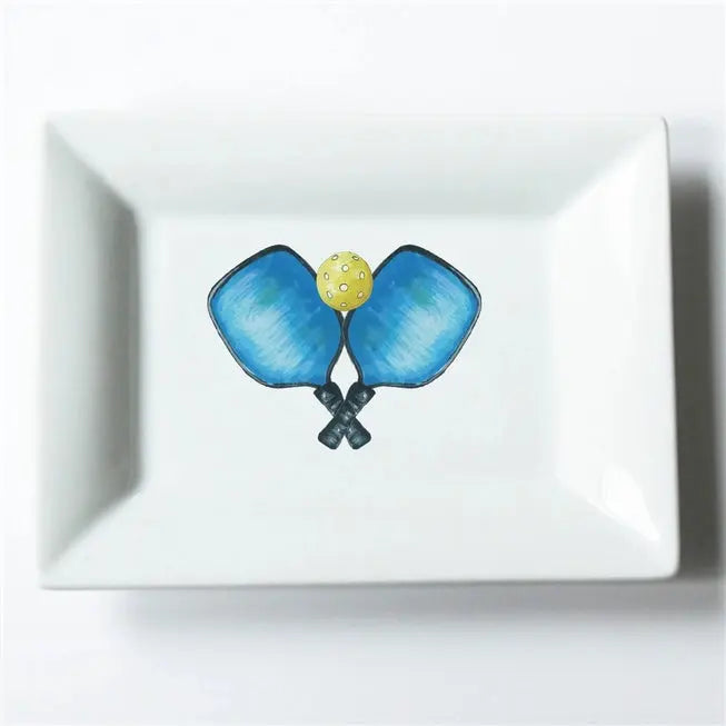 Pickleball Crest Mini Dish - Dishique - The Woods Maine