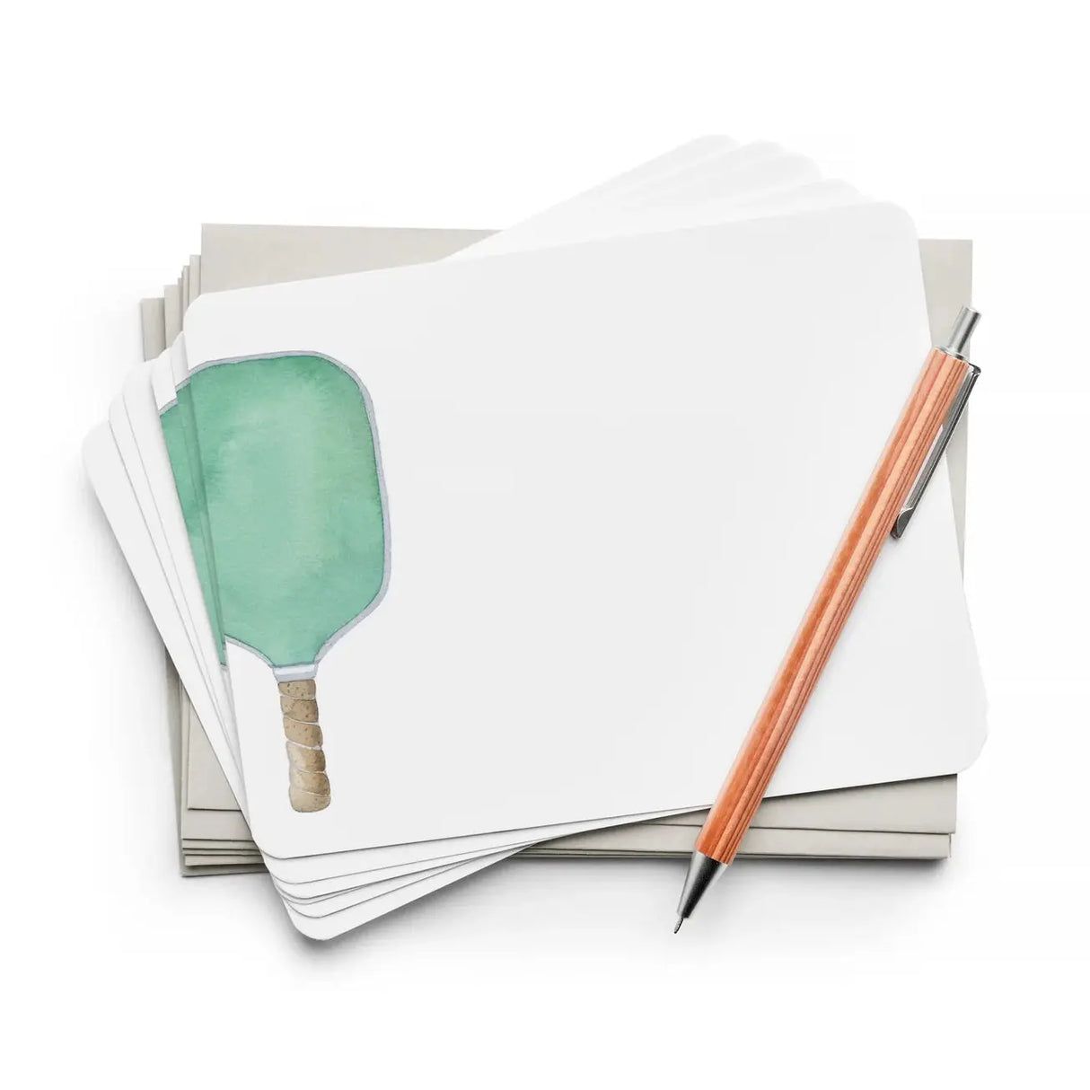 Pickleball Flat Notecard Boxed Set - E. Frances Paper E. Frances Paper