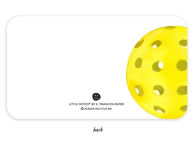 Pickleball Set of 85 Little Notes® - E. Frances Paper - The Woods Maine