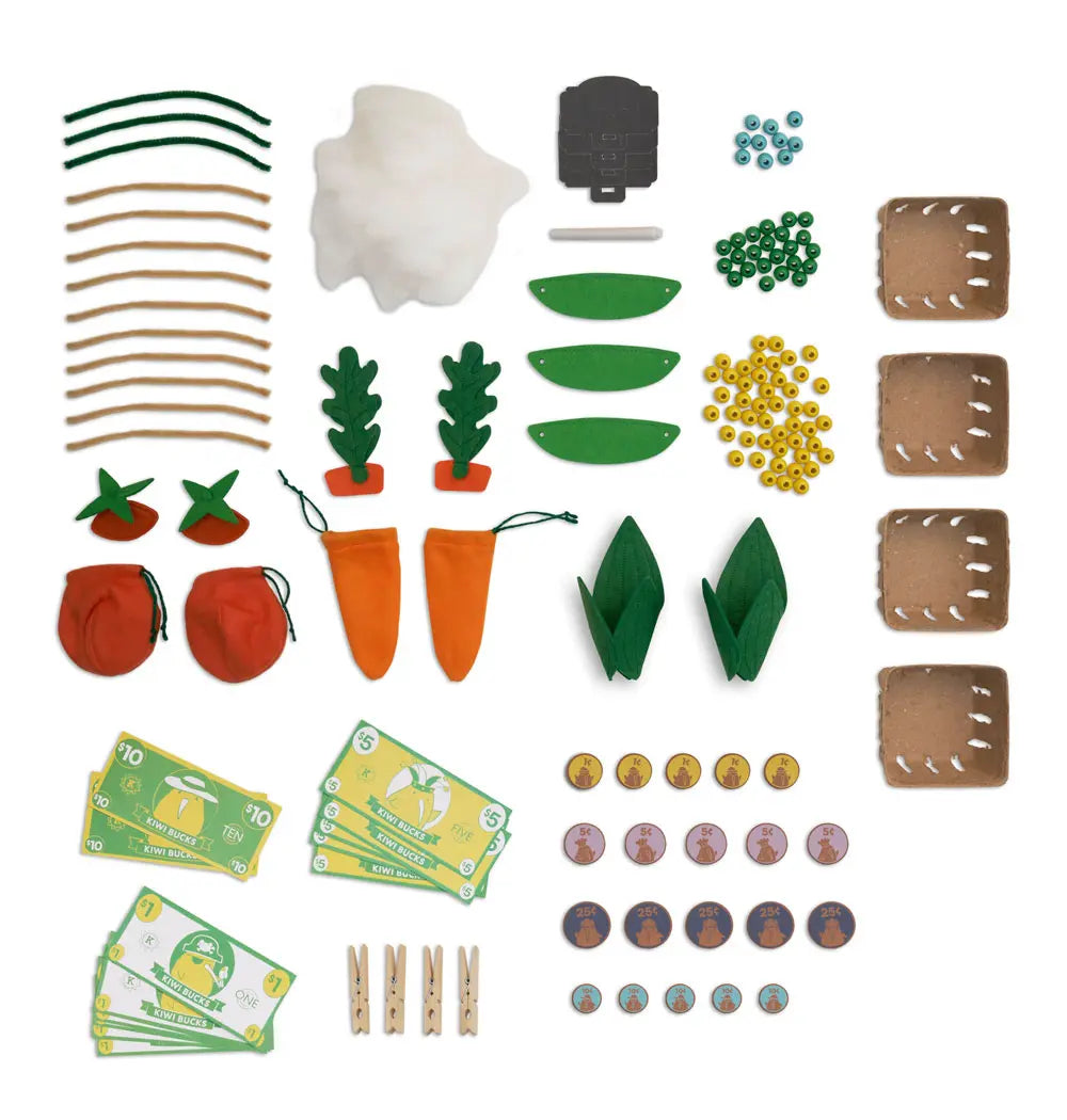 Learn & Grow Farmers Market Toy Kit For Kids - KiwiCo