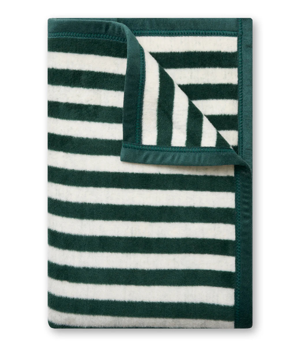 Sideline Stripe Evergreen Midi Blanket - ChappyWrap - The Woods Maine
