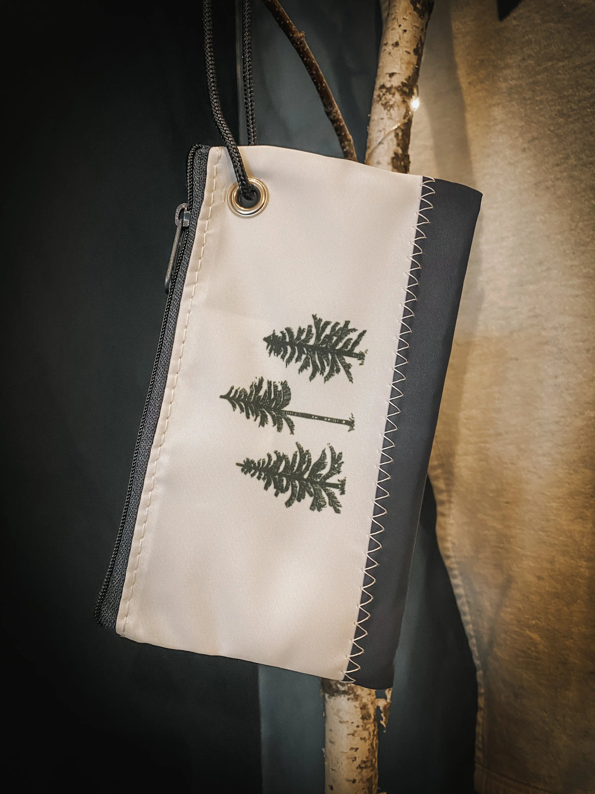 The Loon: Three Pines® Sea Bags® Wristlet - The Woods Maine
