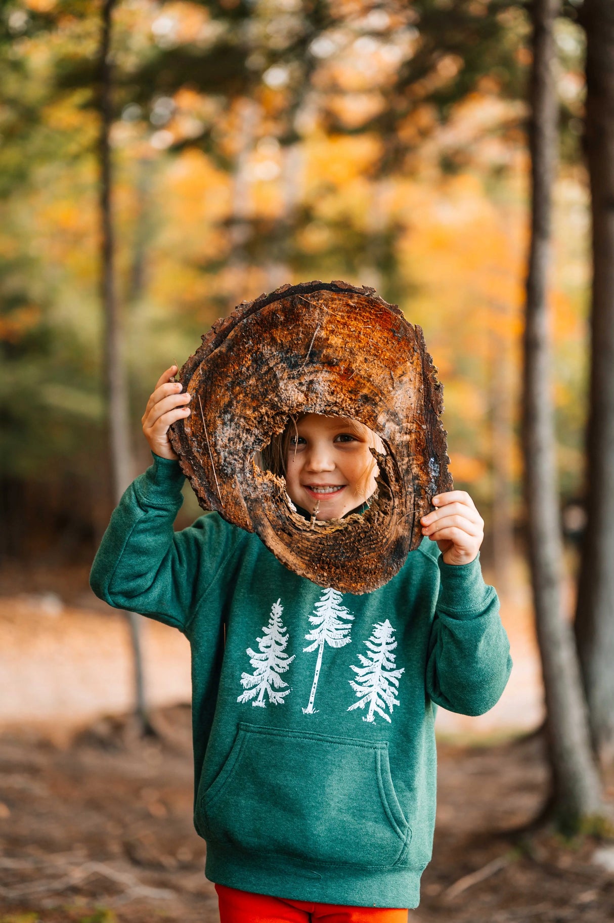 The Loon: Three Pines® Toddler Hoodie Sweatshirt - The Woods Maine