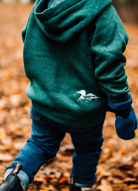 The Loon: Three Pines® Toddler Hoodie Sweatshirt - The Woods Maine
