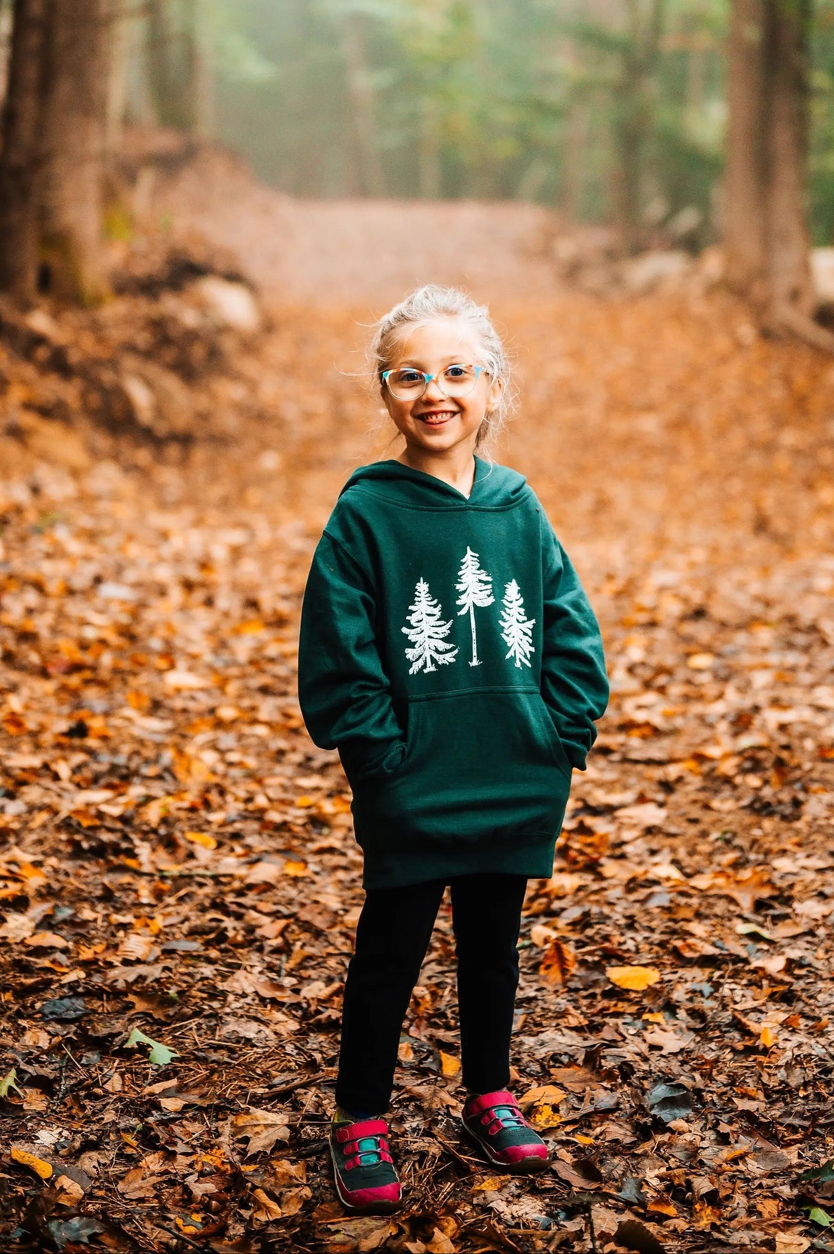 The Loon: Three Pines® Youth Hoodie Sweatshirt - The Woods Maine