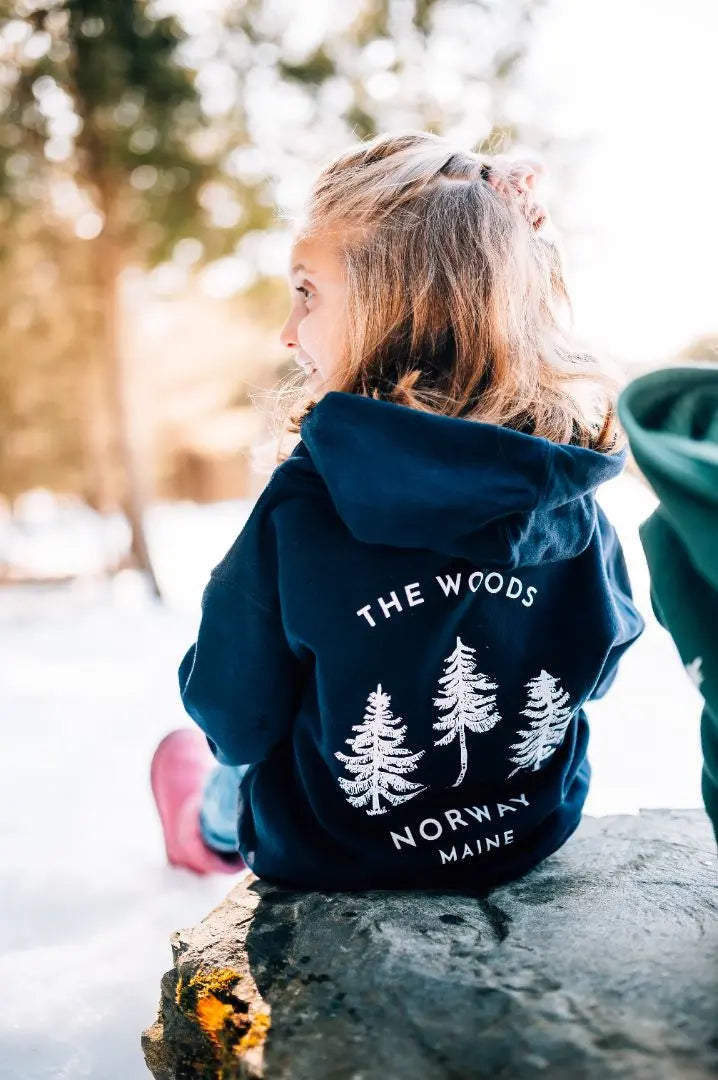The Norway Toddler Zip Hoodie (Available in Two Colors) - The Woods Maine