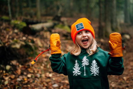 The Woods Maine Three Pines® Children's Mittens x Give'r - The Woods Maine