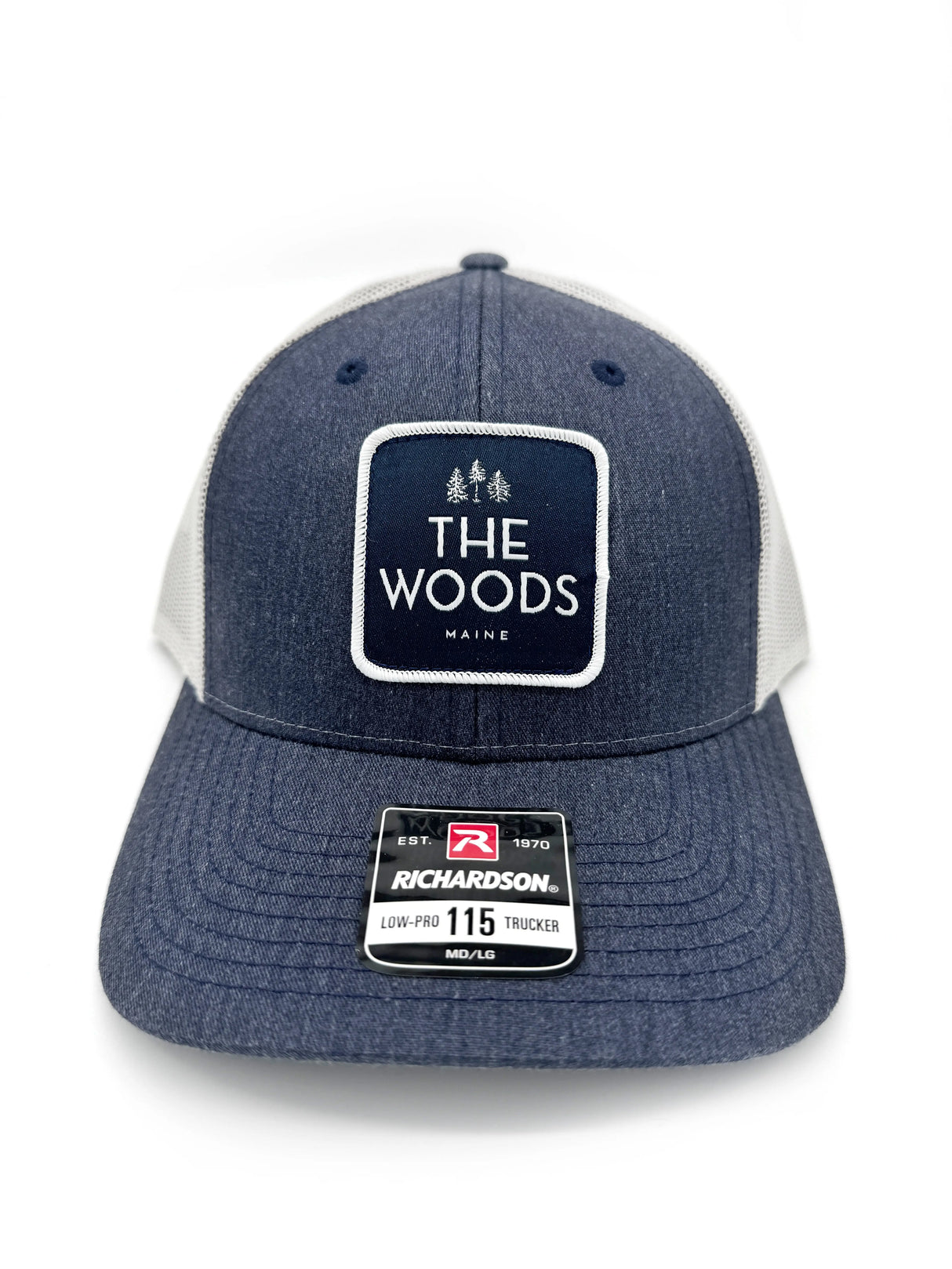 The Woods Maine® Classic Patched Trucker Hat (3 Colors Available) - The Woods Maine