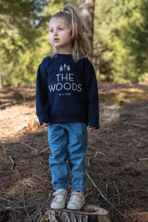 The Woods Maine® Toddler Crewneck Sweatshirt - The Woods Maine